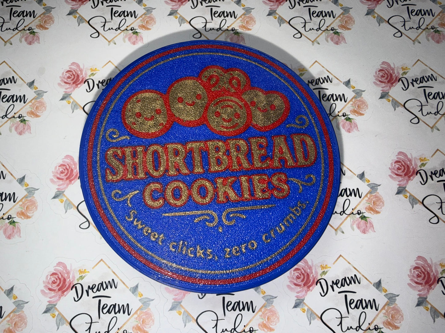 Shortbread Cookie Tin Clicker (SEWING EDITION)