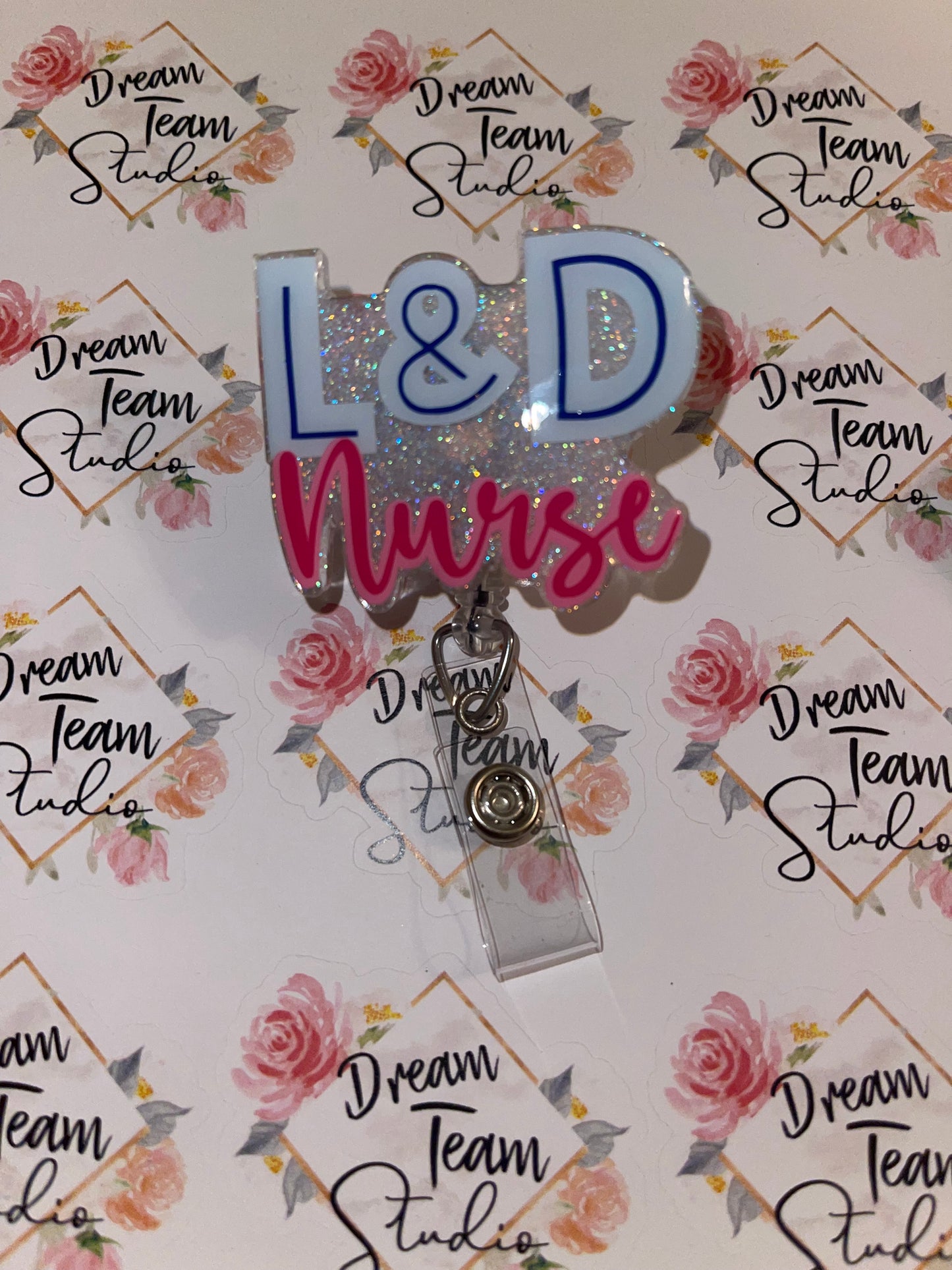 L & D Nurse Badge Reel