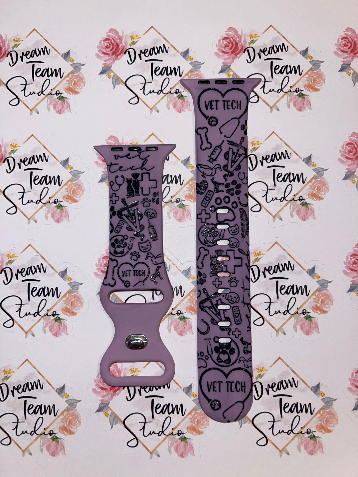 Vet Tech Engraved Watch Band