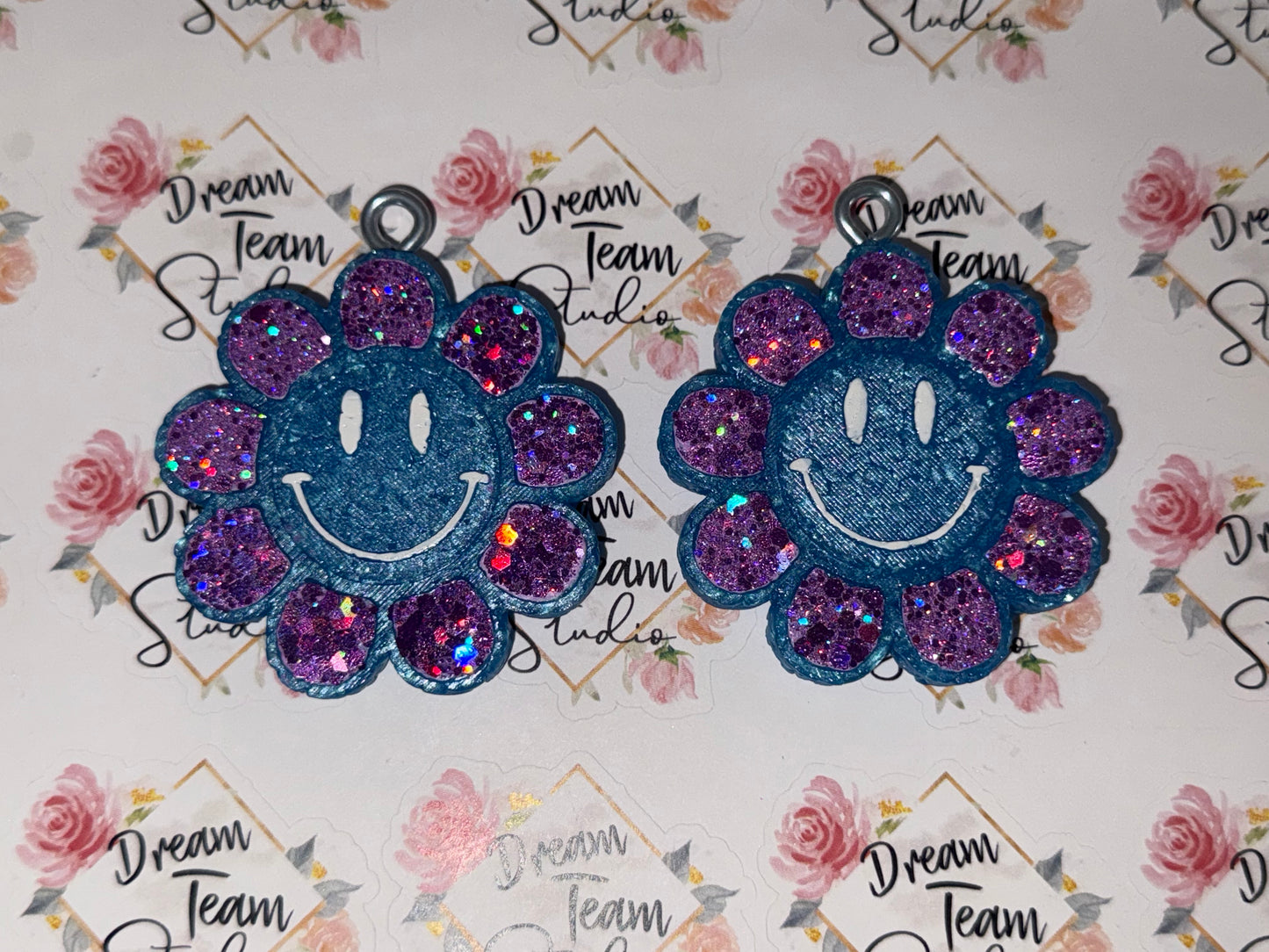 Smiley Flower Vent Clip Freshie