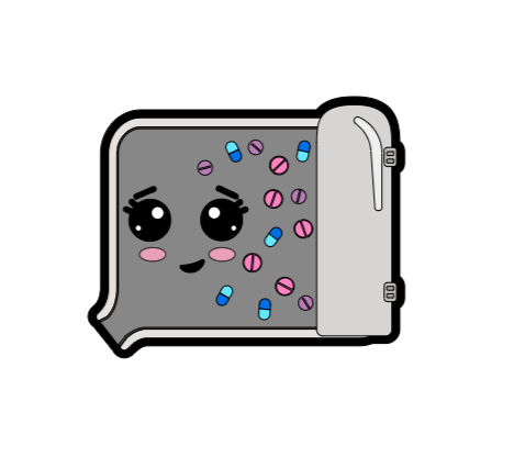 Pill Counting Tray Badge Reel