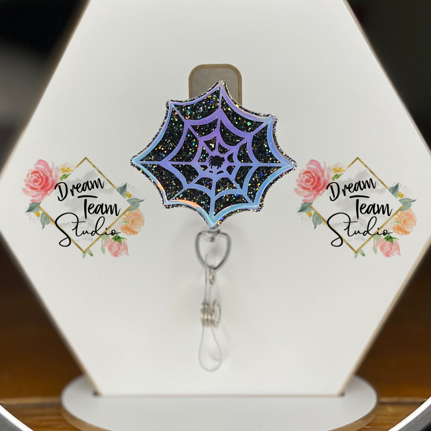 Spiderweb Badge Reel