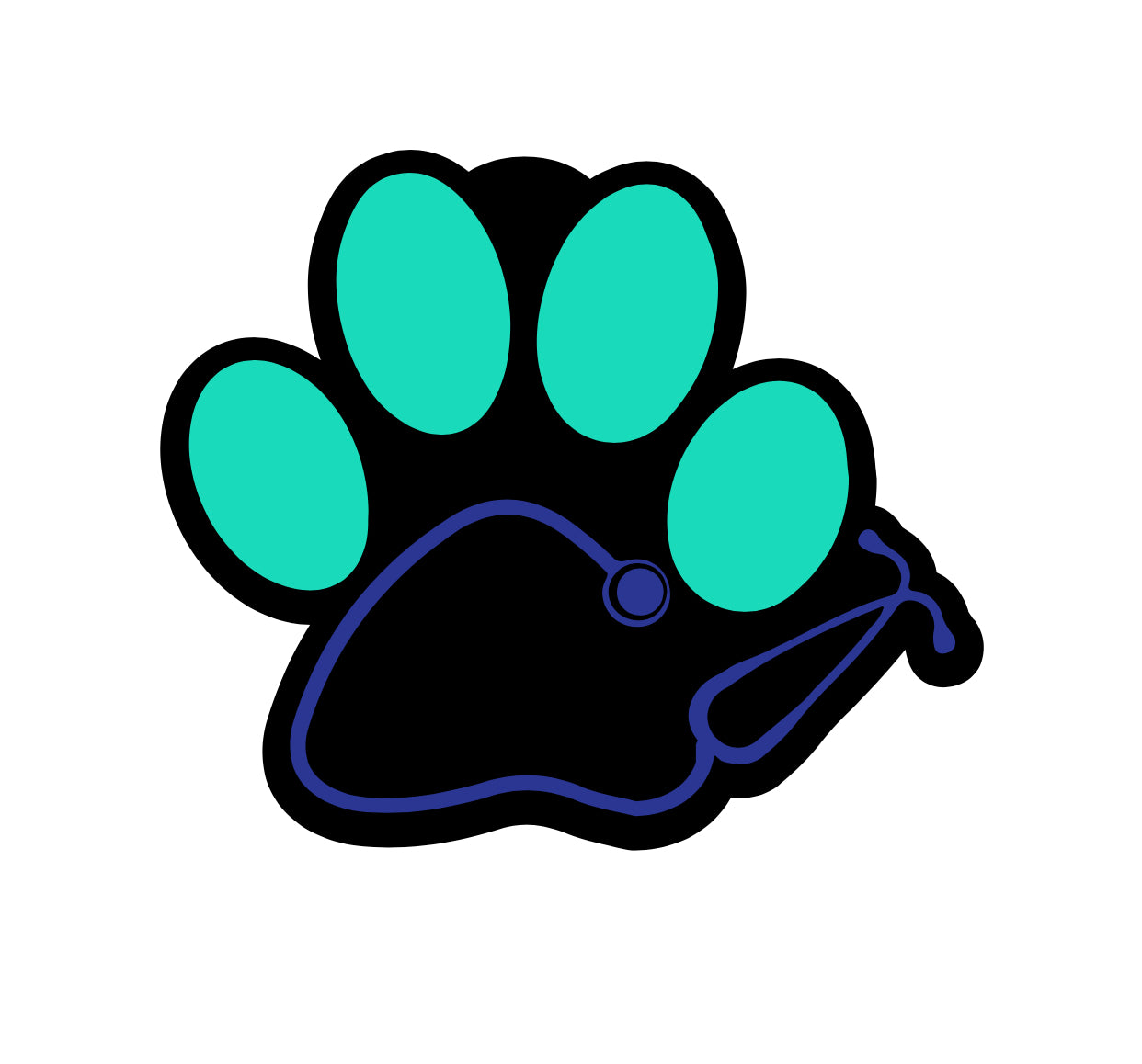 Stethoscope Paw Print