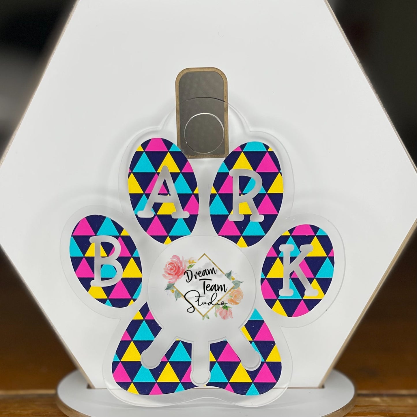 Paw Print Poop Bag Holder