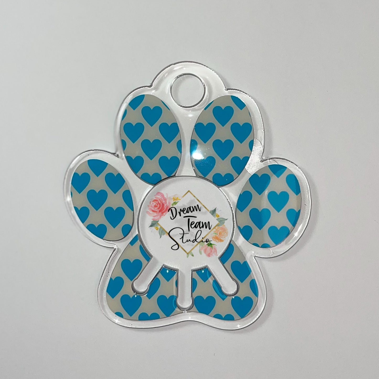 Paw Print Poop Bag Holder