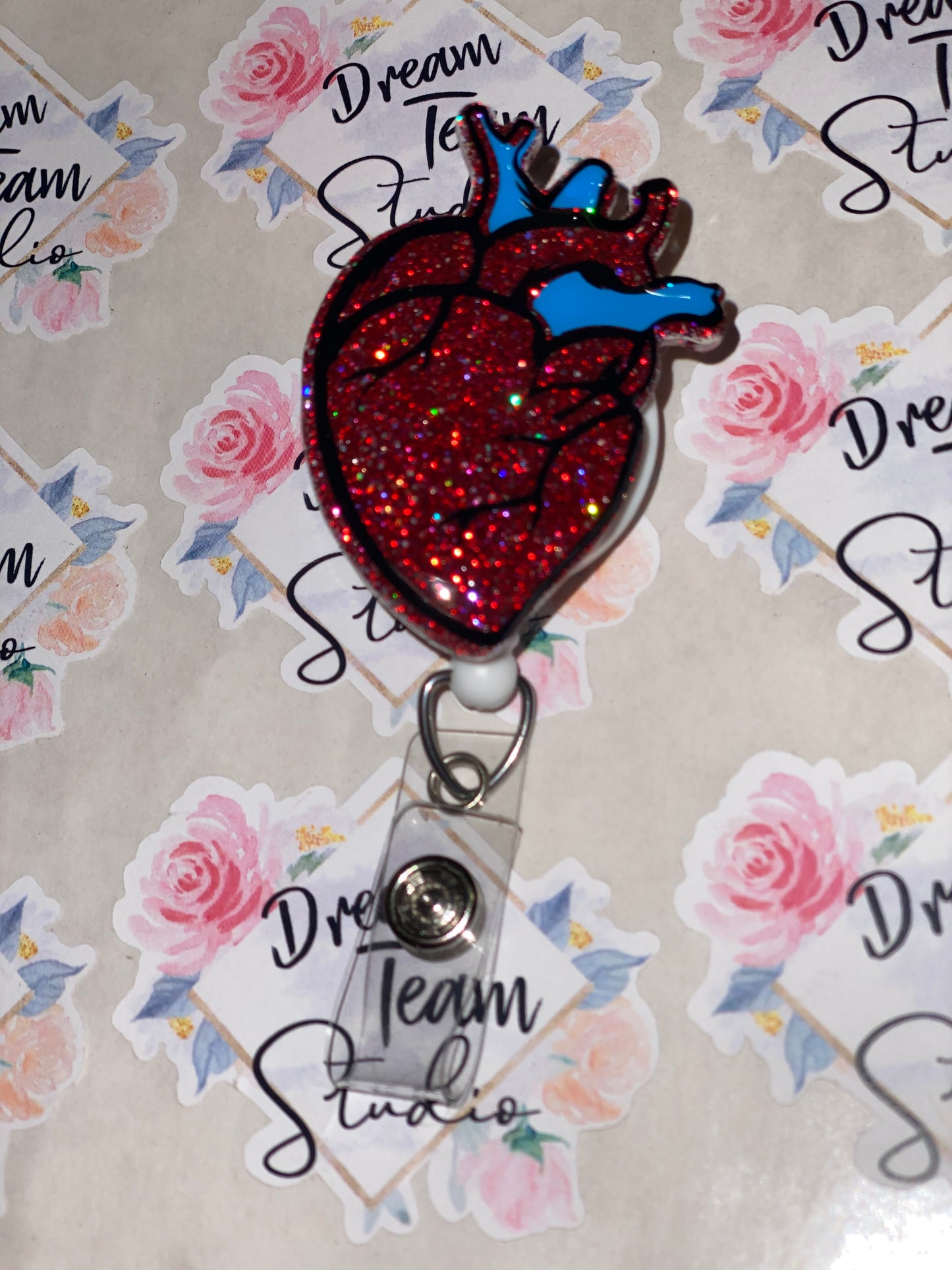 Anatomical Heart Badge Reel