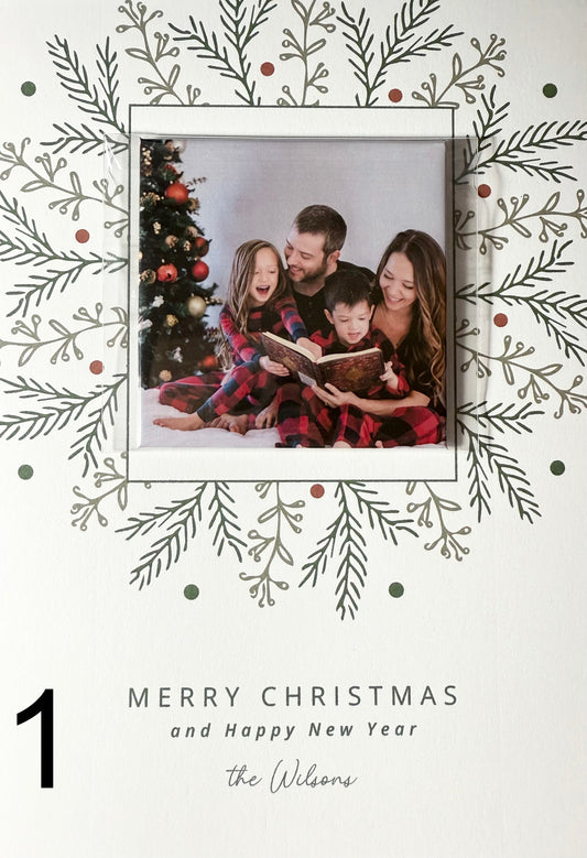 Christmas Card Photo Magnets