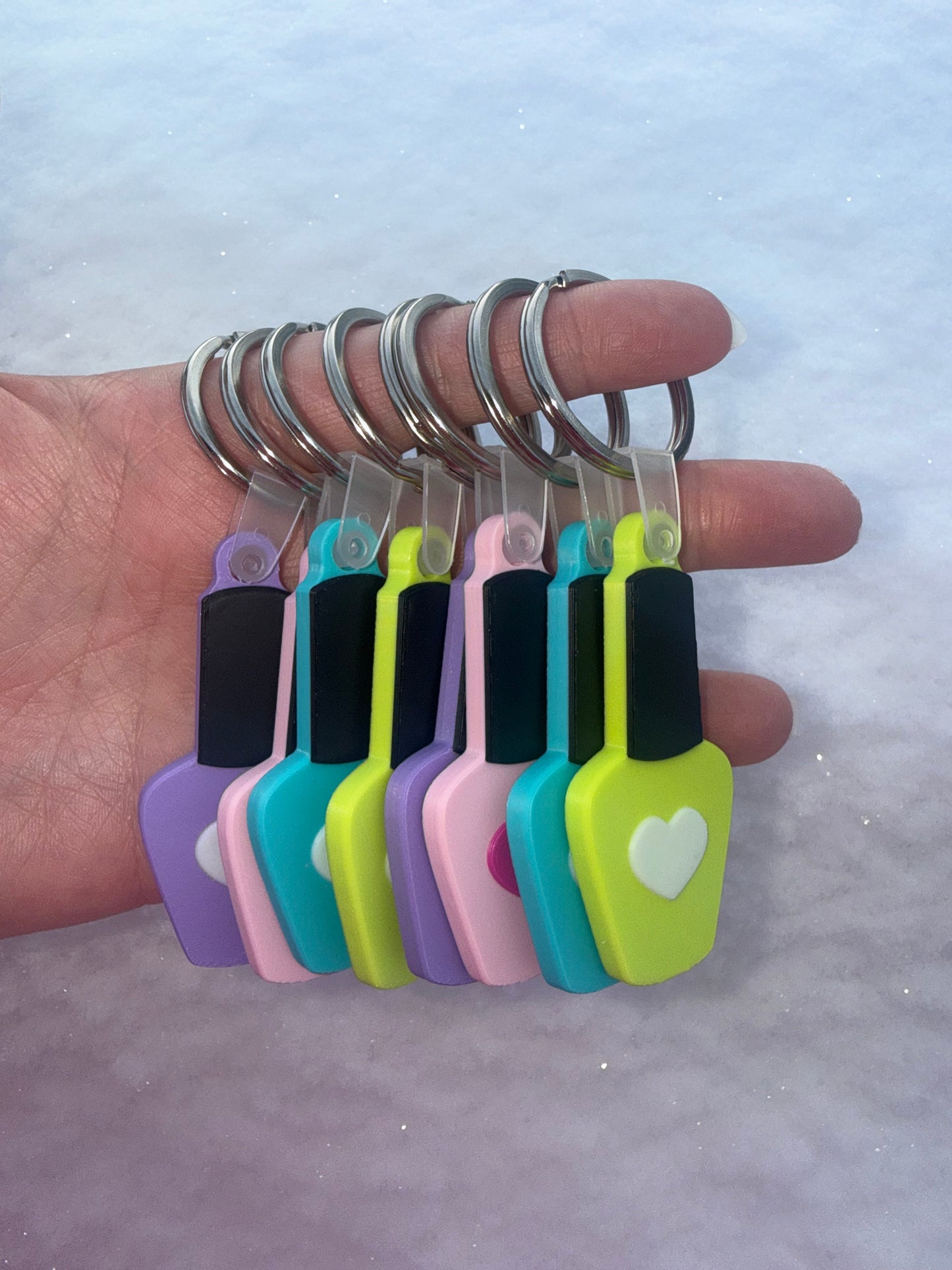 Nail Polish NFC Keychain
