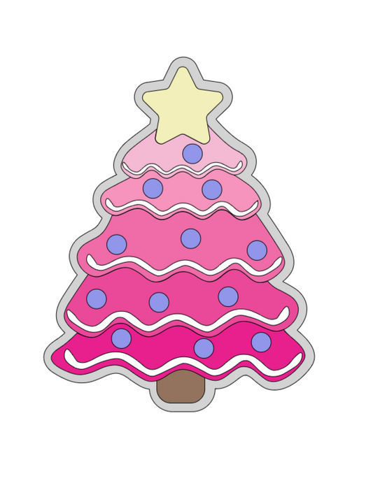 Christmas Tree Cookie Badge Reel