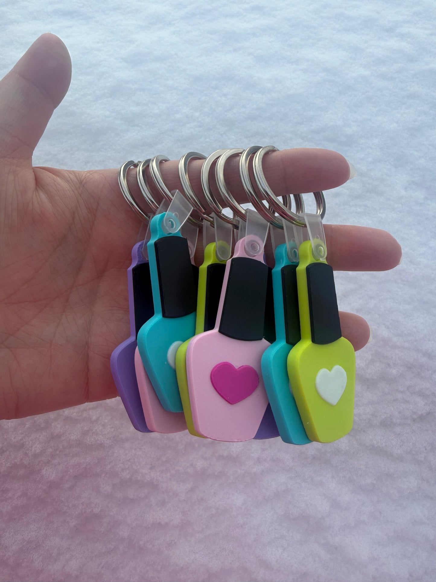 Nail Polish NFC Keychain