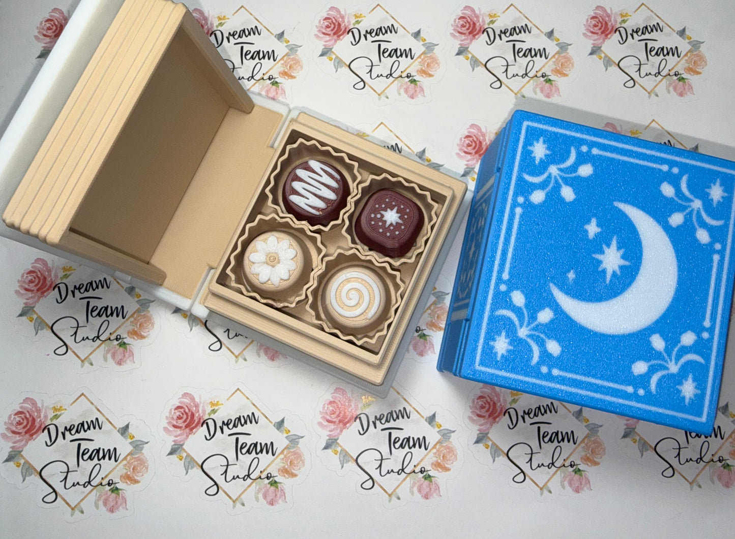 Chocolate Book Boxes Fidget Clicker