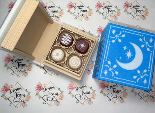 Chocolate Book Boxes Fidget Clicker