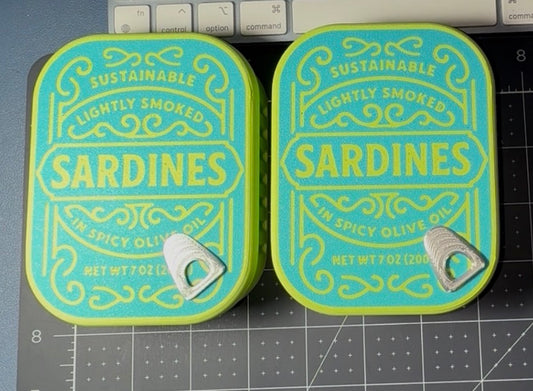Sardines Tin Fidget Clicker