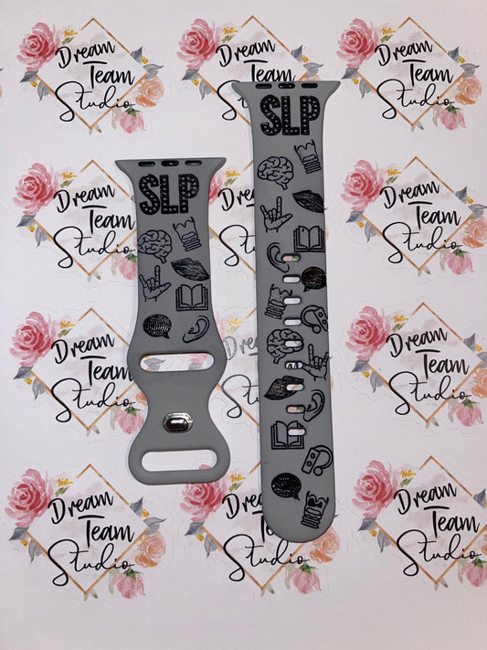 Speech Therapy Engraved Watch Band