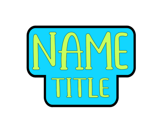 Name Title Badge Reel