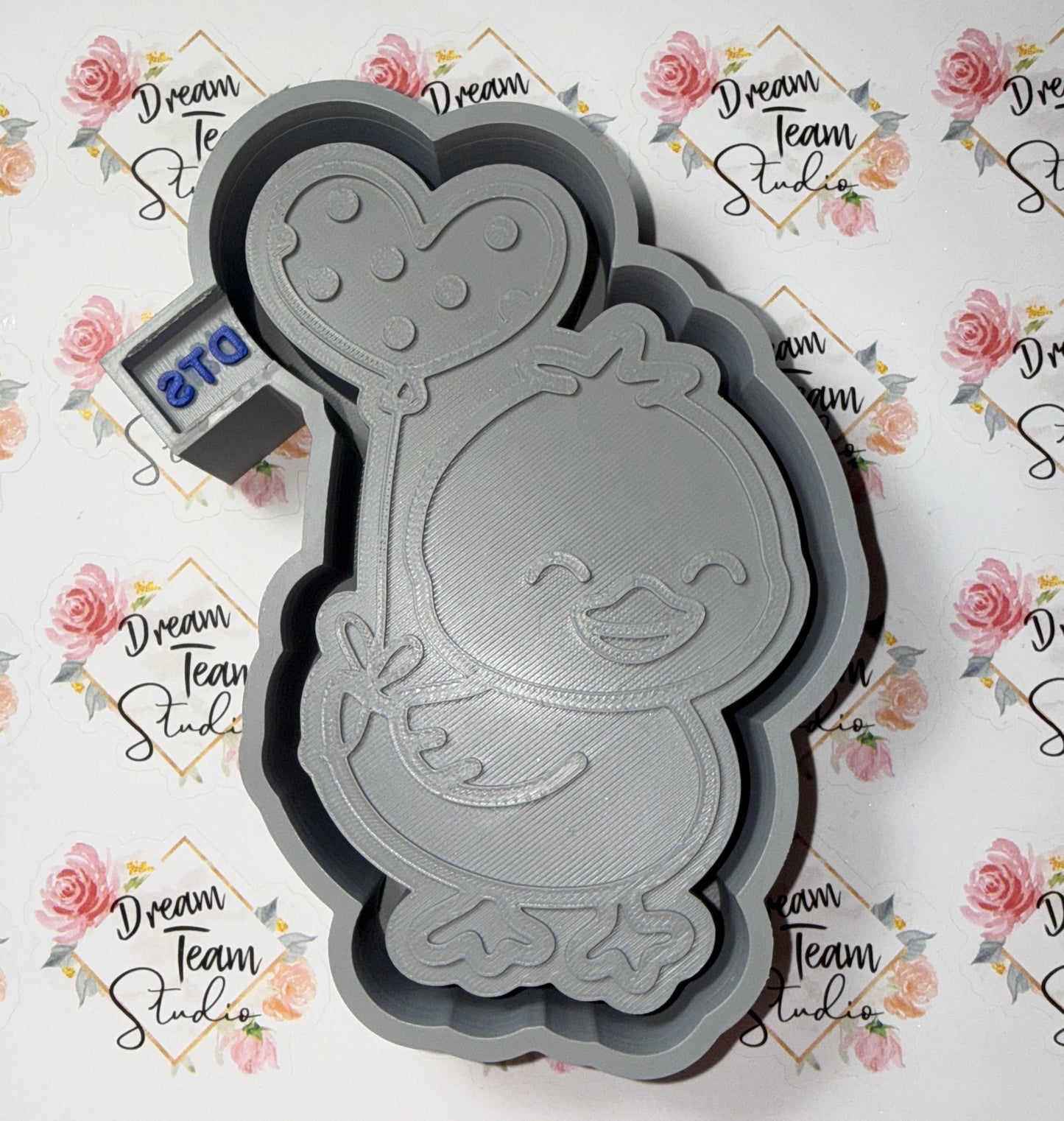 Cute Chick With Balloon Mold