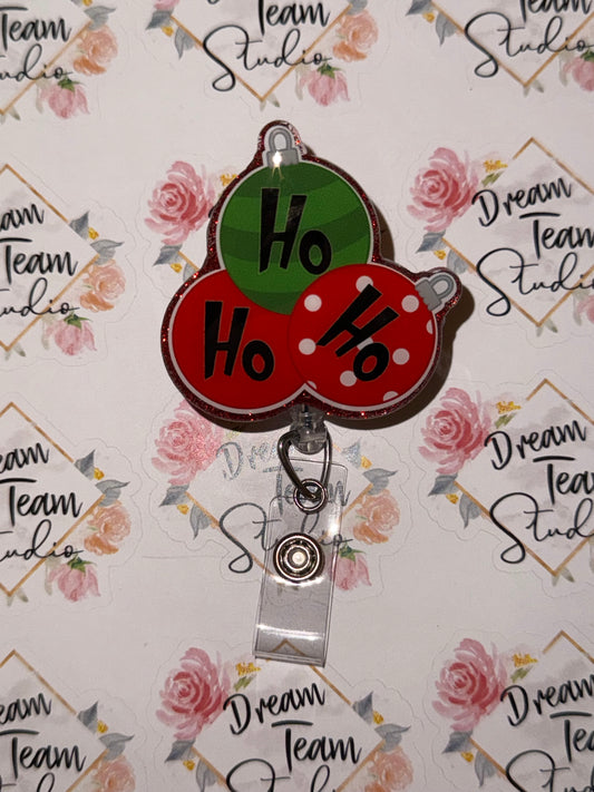 Three Ornaments Badge Reel