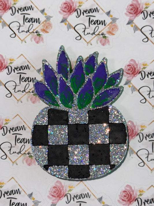 Checkered Succulent Freshie