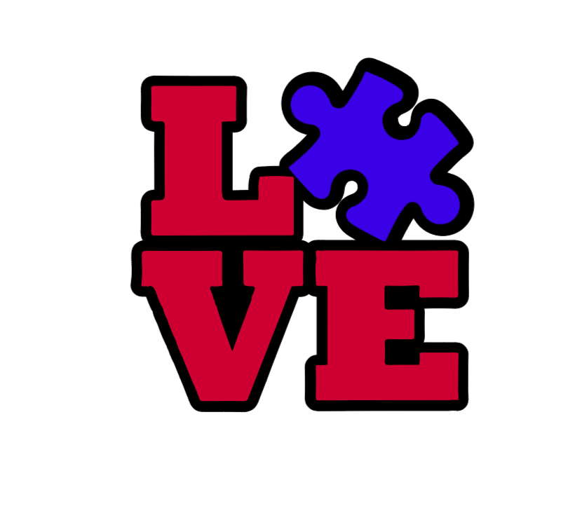 Love Puzzle Piece Badge Reel