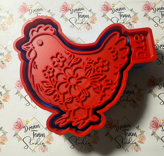 Floral Chicken Mold