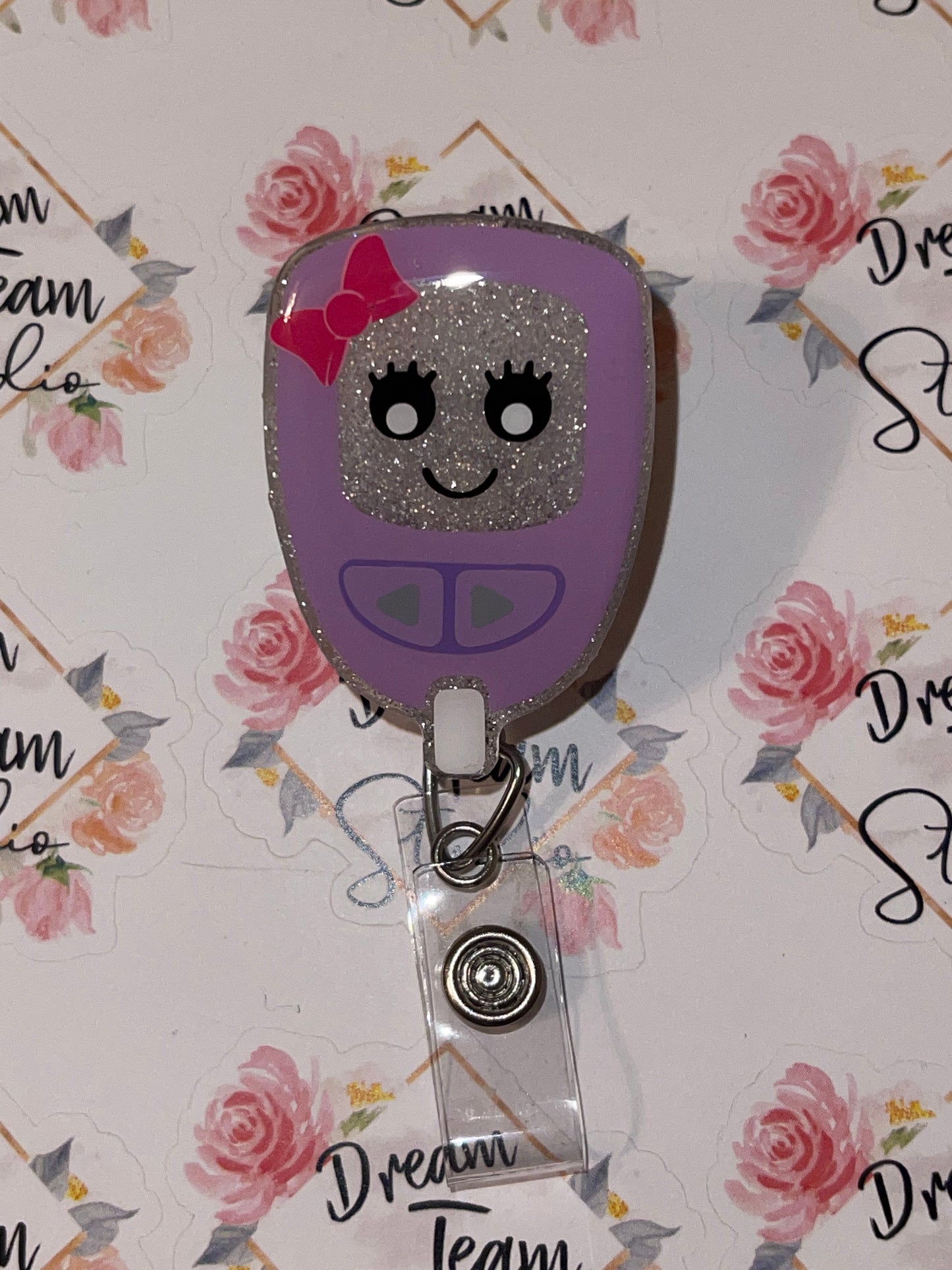 Glucose Meter Badge Reel