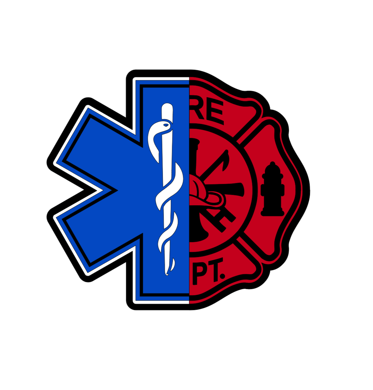 Fire Paramedic Badge Reel