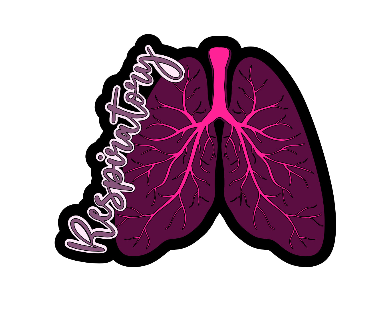Respiratory Lungs Badge Reel