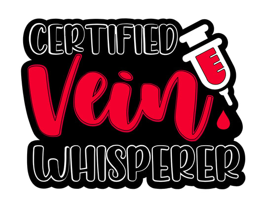 Certified Vein Whisperer Badge Reel