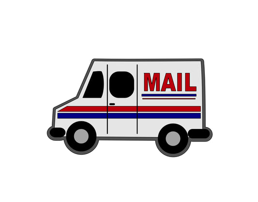 Mail Truck Badge Reel