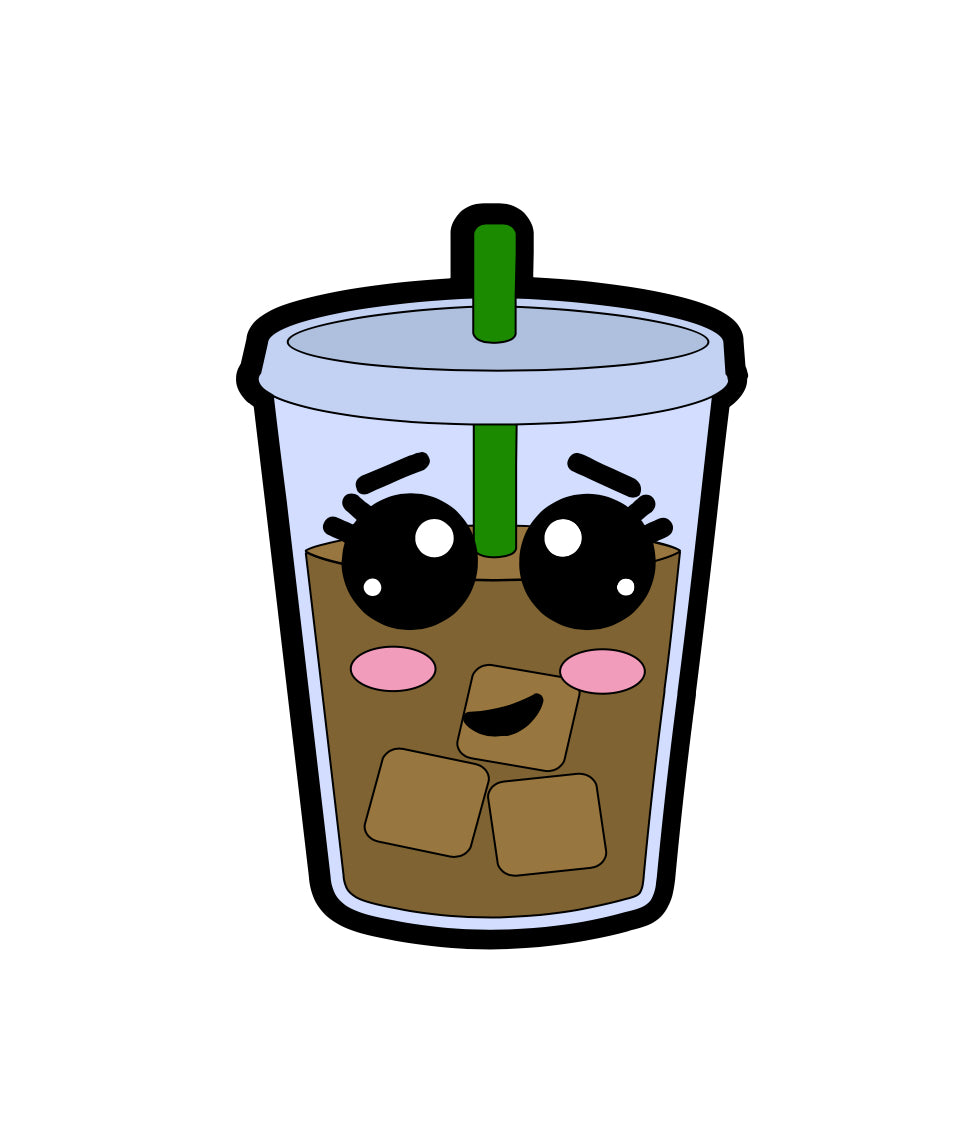 Iced Coffee Badge Reel