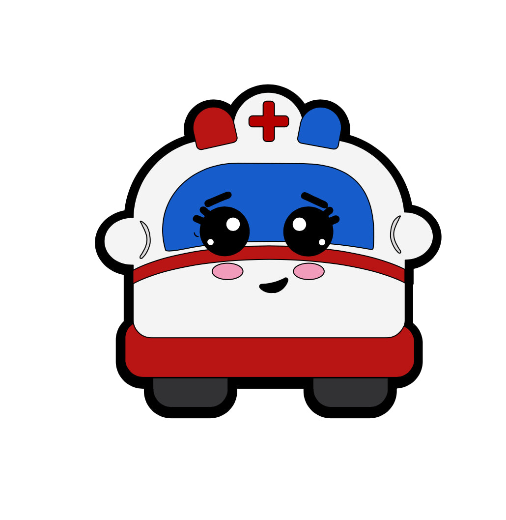 Ambulance Baby Badge Reel